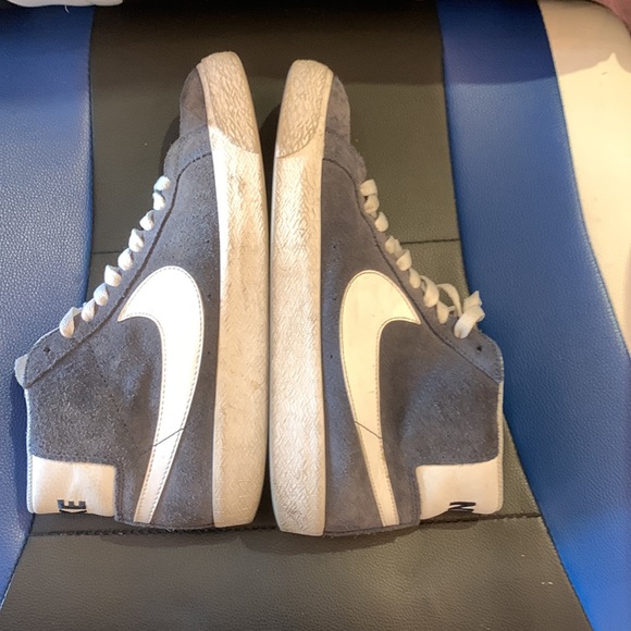 Nike SB Zoom Blazer Mids - Blue/Navy (Suede) (Used - No Box) - Picture 4 of 4